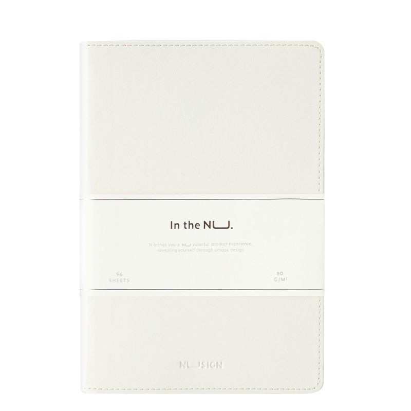 Caiet birou Deli, A5, 96 file, dictando, copertă imitație piele, 80 g/mp - 1 | YEO