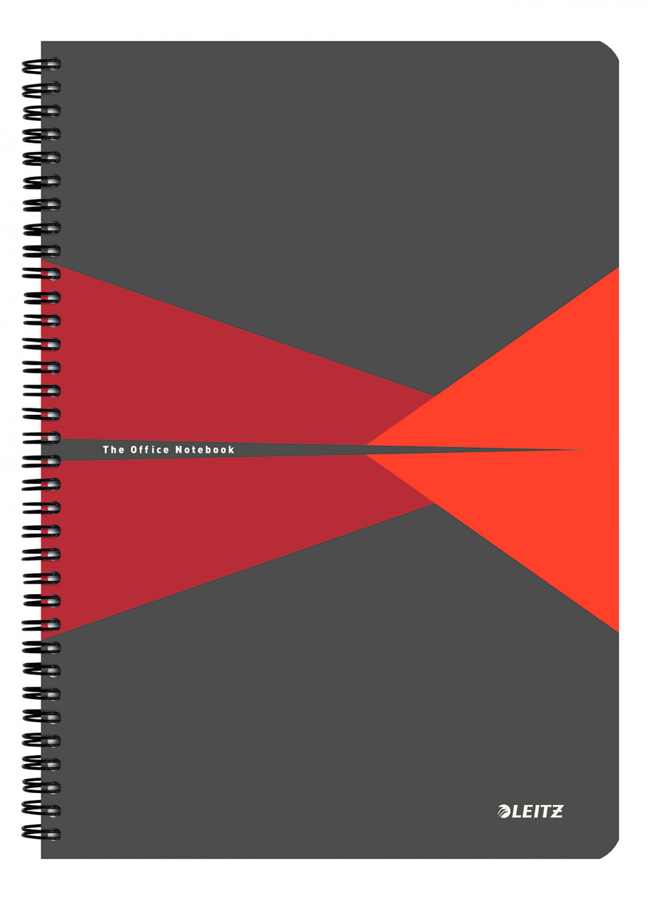 Caiet pentru birou, cu spira, de matematica, A5, PP Leitz Office - 1 | YEO