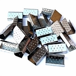 Capse metalice pentru banda polipropilena PP 16mm 2000/cutie cleme metalice M16