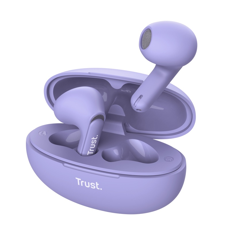 Casti Trust Yavi wireless earph., violet - 2 | YEO