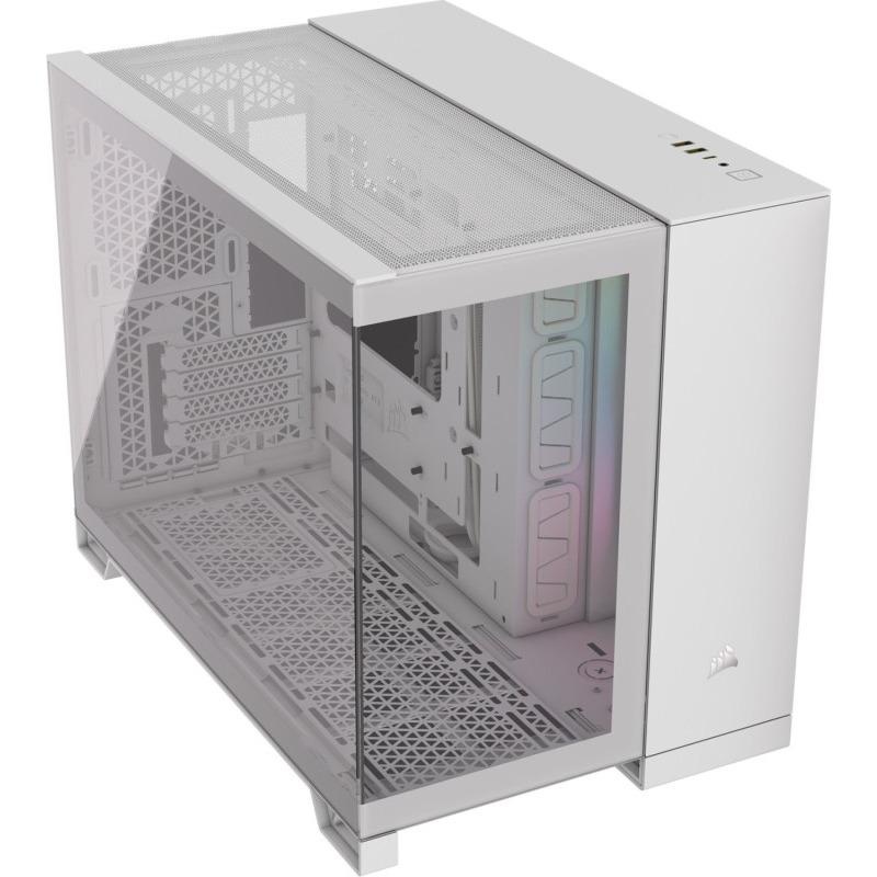 CR Case iCUE 2500X RGB Micro ATX White - 1 | YEO