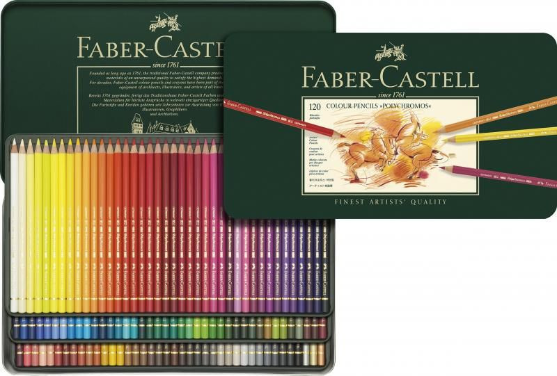 CREIOANE COLORATE 120 CULORI POLYCHROMOS FABER-CASTELL - 1 | YEO