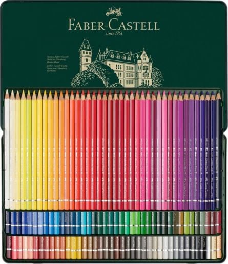 Creioane colorate acuarela 120 buc + cd a. Durer Faber-Castell - 1 | YEO