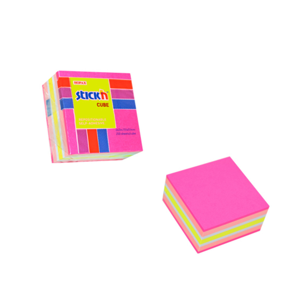 Cub notes autoadeziv 51 x 51 mm, 250 file, Stick