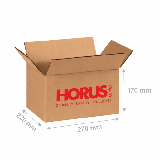 Cutie carton dreaptă 360 GR CO3 (270x220x170mm) - 1 | YEO