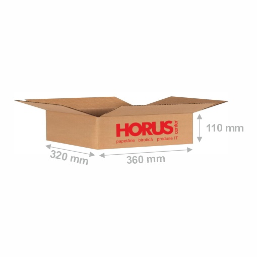 Cutie carton dreaptă 360 GR CO3 (360x320x110 mm)