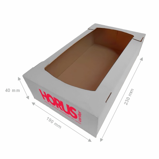 Cutie carton lădiță, 400x225x100 mm - 1 | YEO