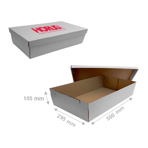 Cutie carton pentru pantofi, 500x295x105 mm - 1 | YEO