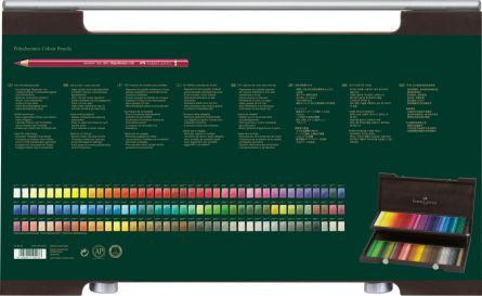 Cutie lemn creioane colorate Faber-castell Polychromos, 120 buc - 2 | YEO