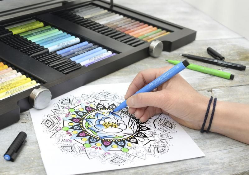 Cutie lemn Pitt Artist Pen Dual marker Faber-Castell, 90 buc - 2 | YEO