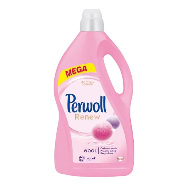 Detergent de rufe lichid Perwoll Renew Wool, 62 spălări, 3,720L