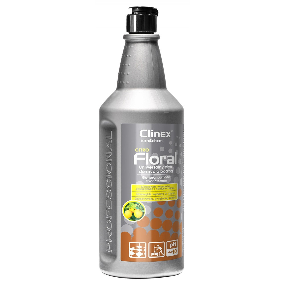 Detergent lichid pentru curățarea pardoselilor Clinex Floral Citro, 1l