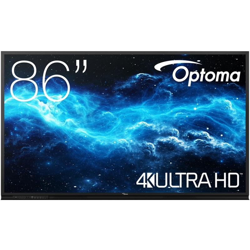 Display Interactiv Optoma 3862RK, 86inch, 3840x2160pixeli, Black