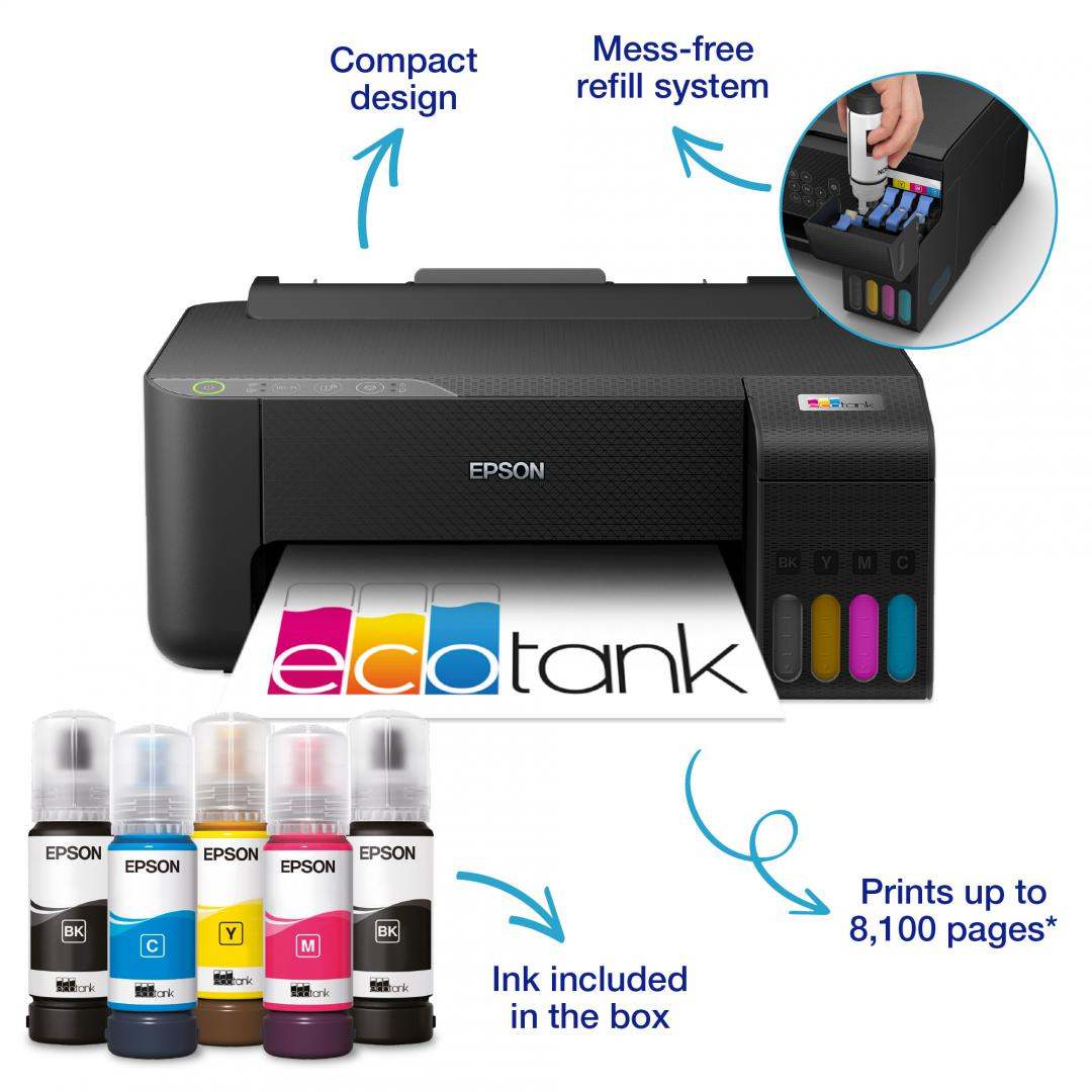 EPSON L1270 CISS COLOR INKJET PRINTER - 1 | YEO