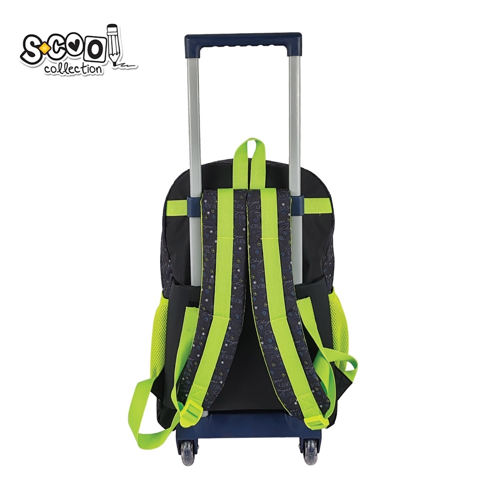 Ghiozdan băieți neechipat S-COOL Trolley Next levell, 45x32x16.5 cm - 2 | YEO