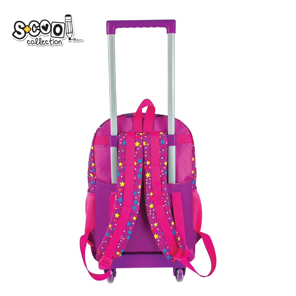 Ghiozdan fete neechipat trolley S-COOL UNICORN, 45x32x16.5 cm - 2 | YEO