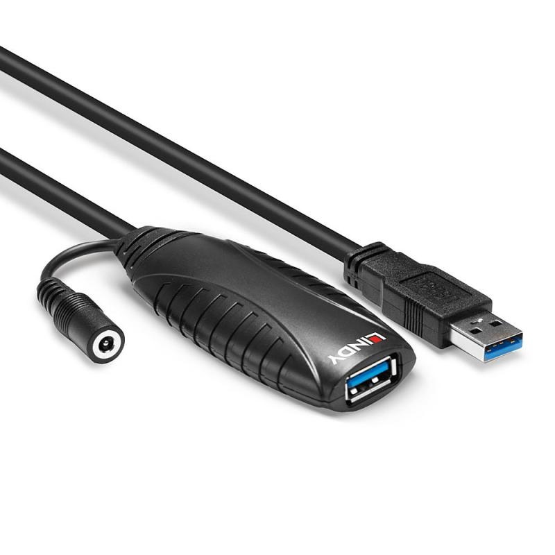 Lindy Cablu USB 3.0 Ext. Activ 10m - 4 | YEO