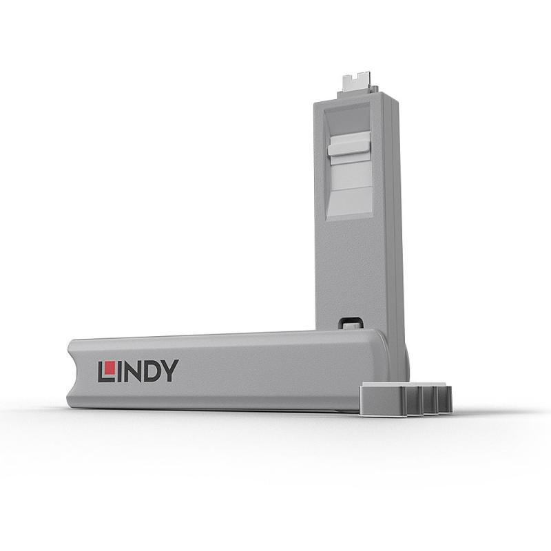Lindy USB Type C Port Blocker Key, alb - 4 | YEO