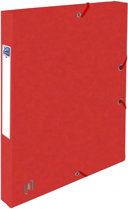 Mapa carton MultiStrat cu elastic Oxford Top File A4 390g/mp lățime cotor 25mm - 1 | YEO