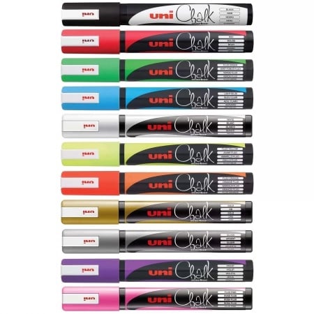 Marker cretă Posca Uni Chalk PWE-5M, diverse culori