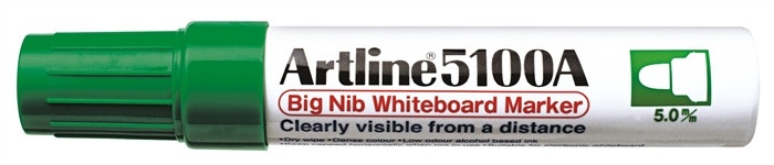 Marker pentru tablă de scris Artline 5100A, corp metalic, vârf rotund 5.0mm - 1 | YEO