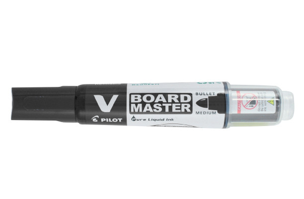 Marker whiteboard Pilot Vboard Master, vârf 6mm, vârf rotund - 2 | YEO
