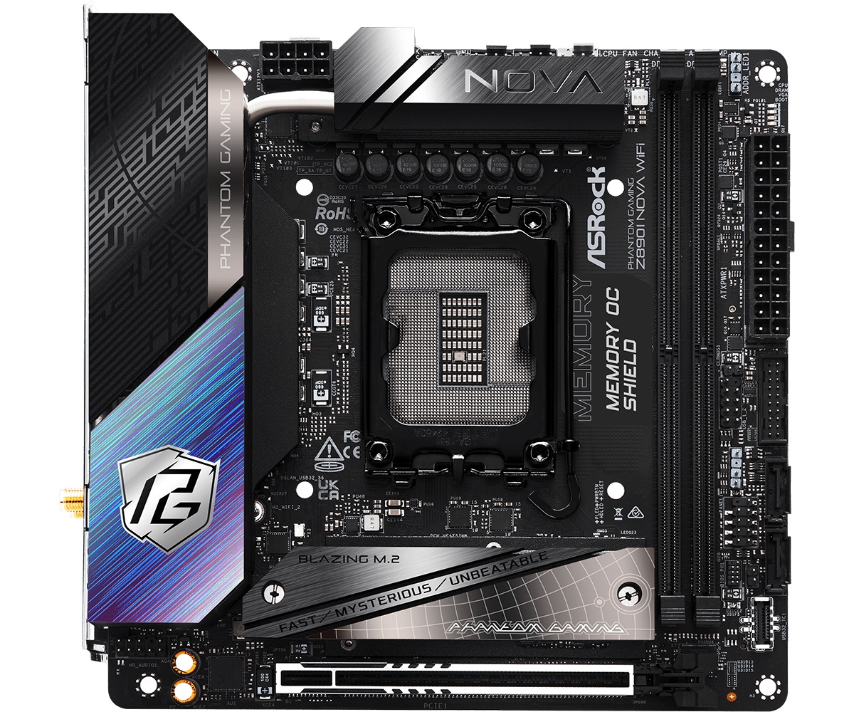 MB Asrock Z890I NOVA WIFI LGA1851 - 2 | YEO