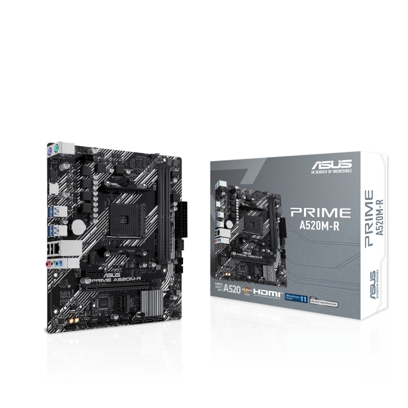 MB ASUS PRIME A520M-R AM4 - 2 | YEO
