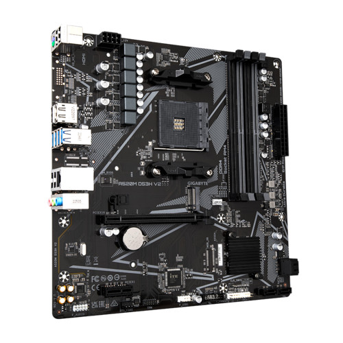 MB GIGABYTE A520M DS3H V2 AM4 - 1 | YEO