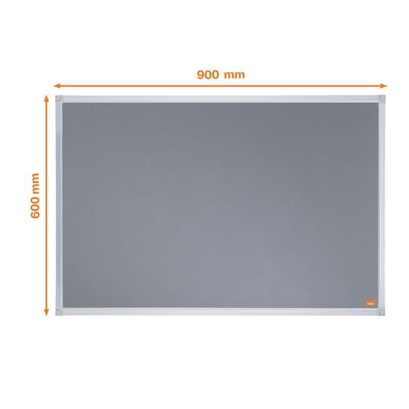 PANOU TEXTIL 90 x 60 CM GRI ESSENTIALS NOBO - 4 | YEO
