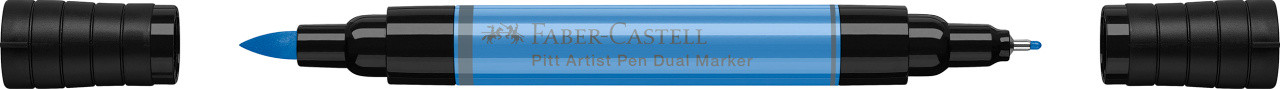 PITT ARTIST PEN DUAL MARKER ALBASTRU ULTRAMARIN 120 FABER-CASTELL