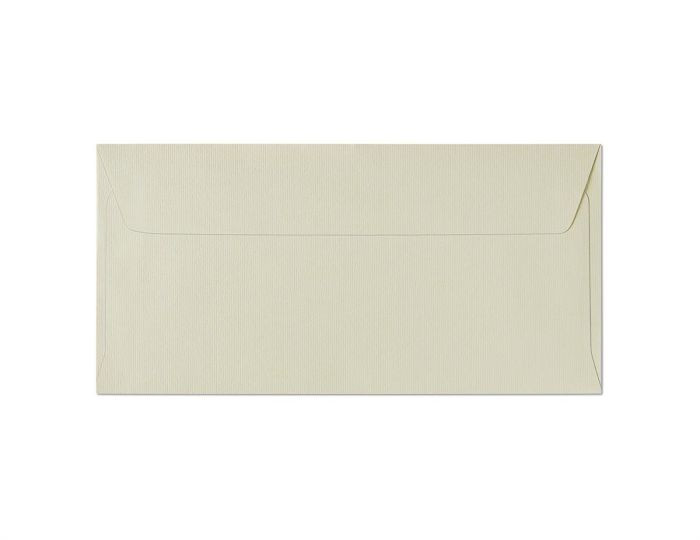 Plic DL, autoadeziv, 120g, ivory, Stripes - PREȚ PER BUCATĂ!
