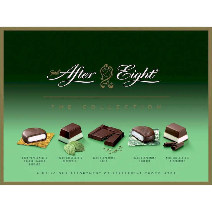 Praline cu cremă de mentă After Eight Mint Collection, 199g.
