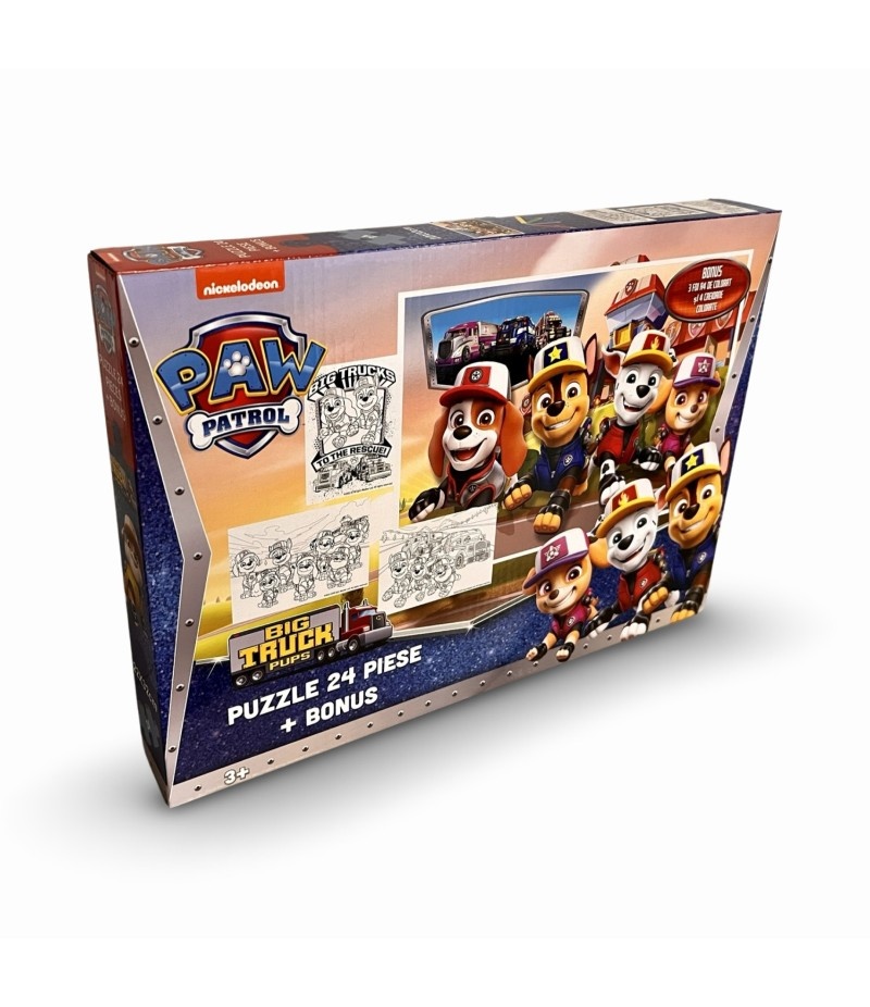 Puzzle 24 piese + Bonus Paw Patrol 2