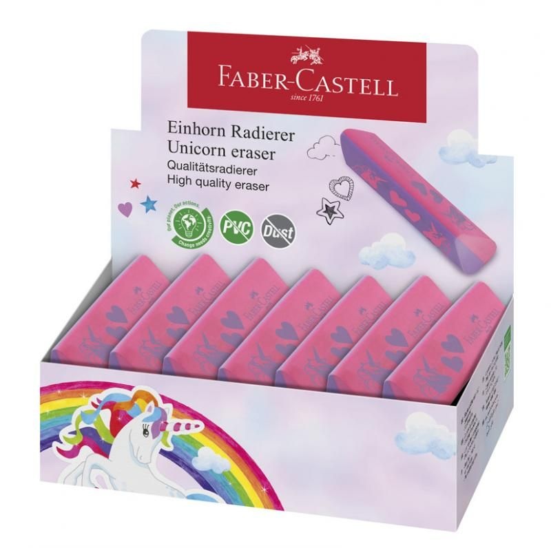Radieră creion Faber-Castell Dust Free Unicorni - 1 | YEO