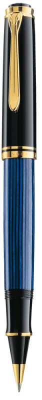 Roller Souveran R800, accesorii placate cu aur, corp negru-albastru