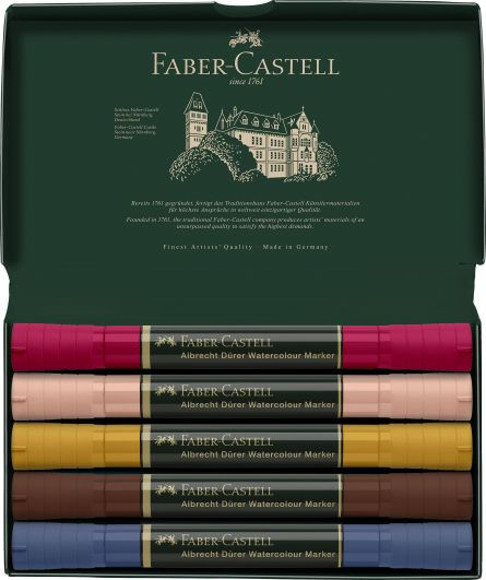 SET 5 MARKERE SOLUBILE PORTRET A.DURER FABER-CASTELL - 2 | YEO