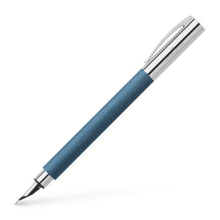 Stilou Ambition Precious Resin albastru F Faber-Castell