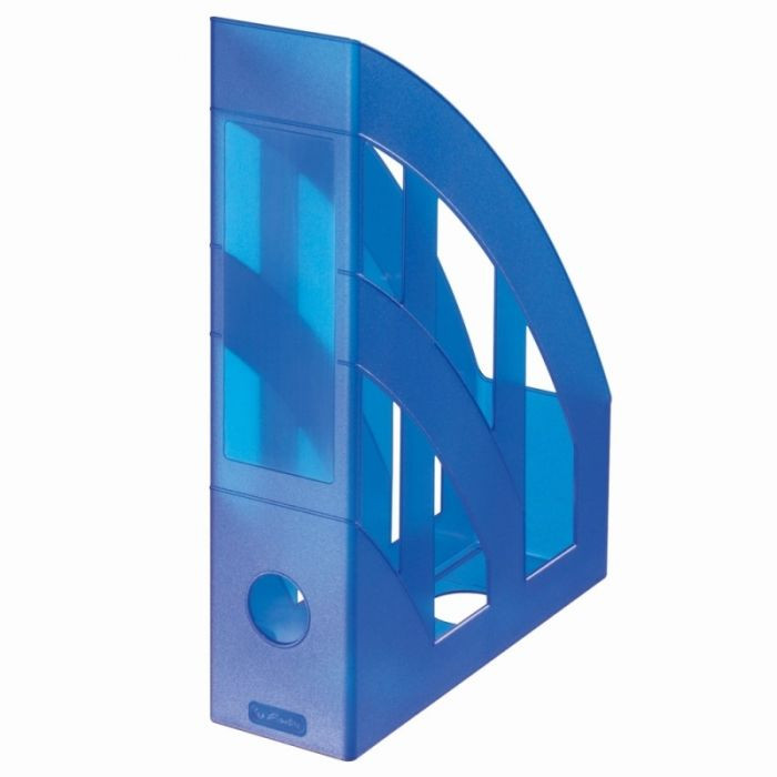 Suport dosare plastic Herlitz A4 albastru regal