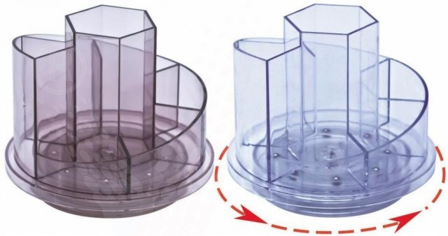 Suport plastic pentru accesorii de birou