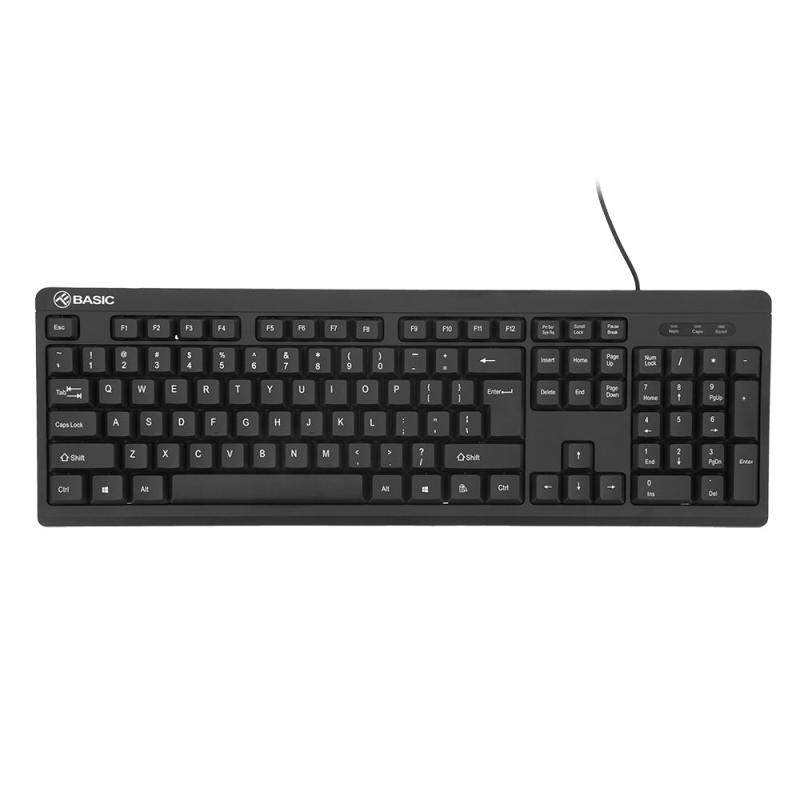 Tastatura cu fir Tellur SUA, negru - 2 | YEO