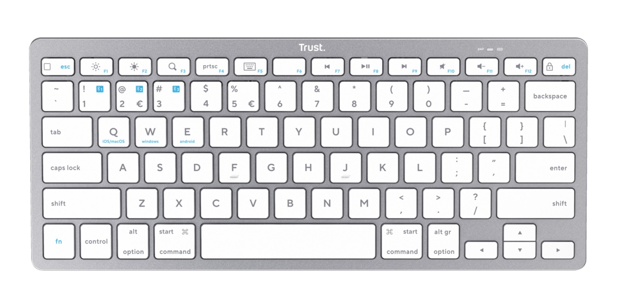 Tastatura Trust Wireless, alb - 2 | YEO