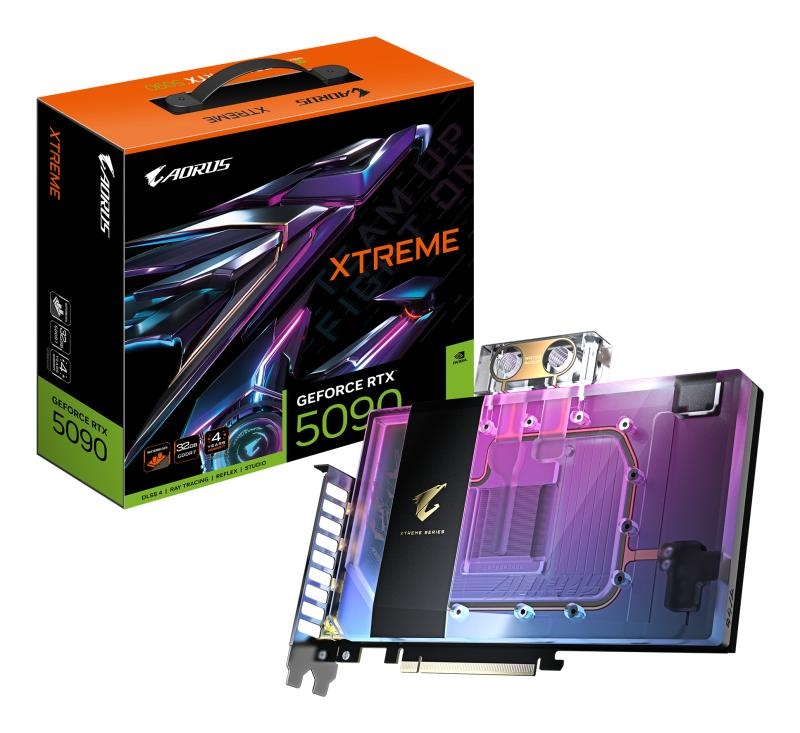 Nou Gigabyte VGA GB RTX 5090 XTREME WATERFORC WB 32GB