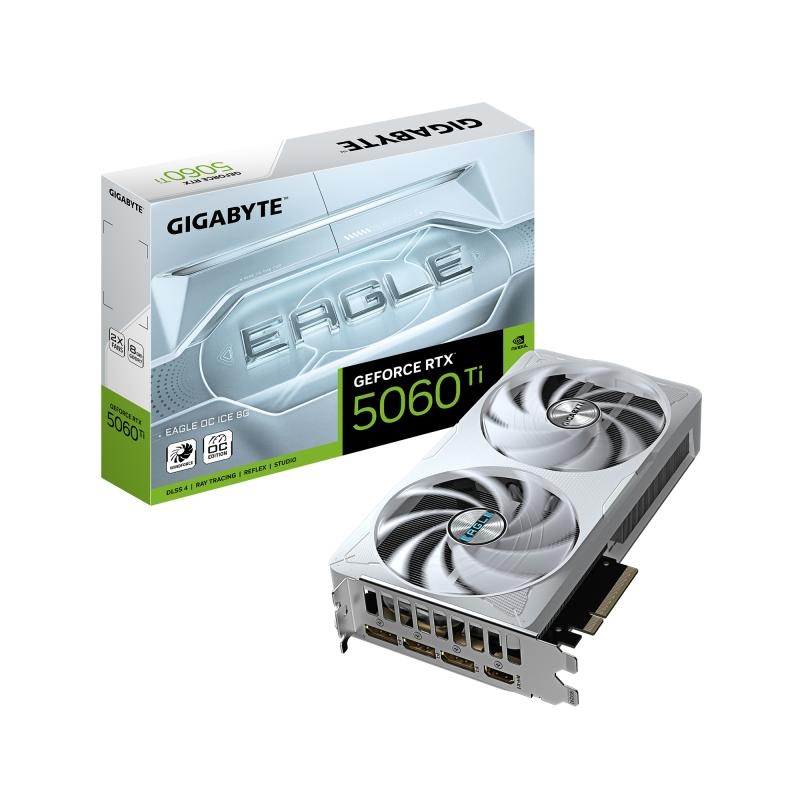 VGA GIGABYTE RTX5060 TI EAGLE OC ICE 8GB - 1 | YEO