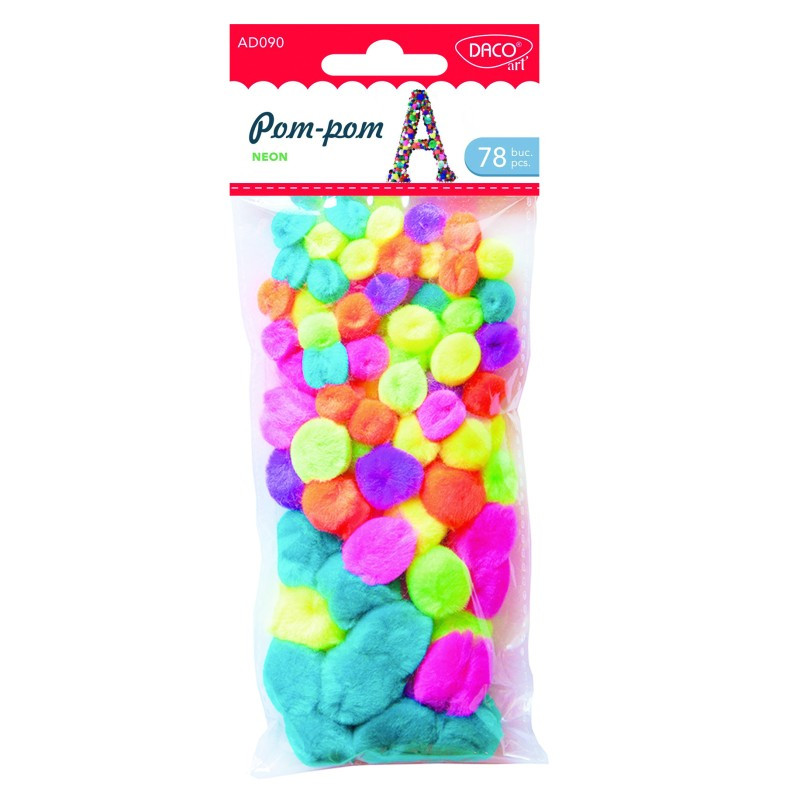 Accesori craft- Pom pom neon AD090