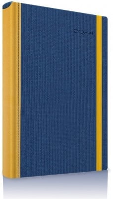 Agenda datata 2024 RO A5, 352 pagini, coperta din piele sintetica, Premium Deluxe Borneo