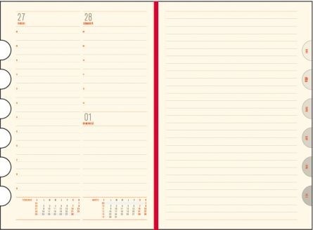 Agendă datată Ego Office, A5, 400 pagini, 70 g/mp - 1 | YEO