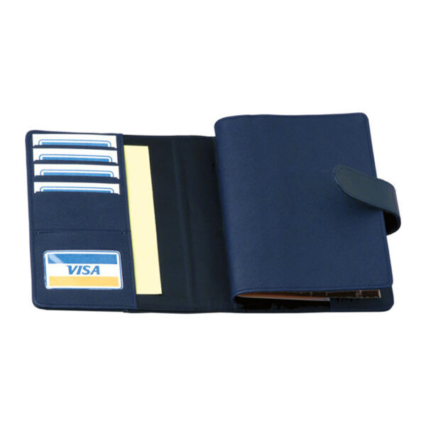 Agendă de lux cu clapă Bluette, 15 x 21 cm - 1 | YEO