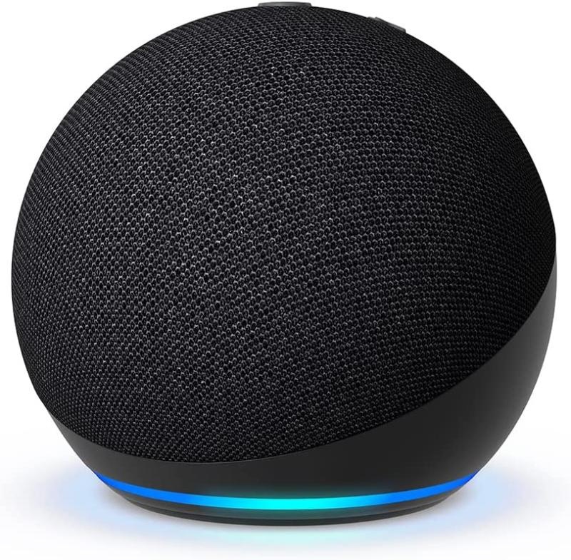 Amazon Echo Dot 5,with Alexa,Charcoal - 2 | YEO