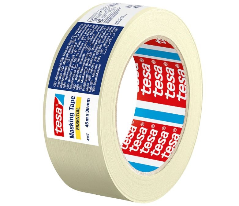 Bandă adezivă mascare Tesa, 36mm x 45m - 1 | YEO